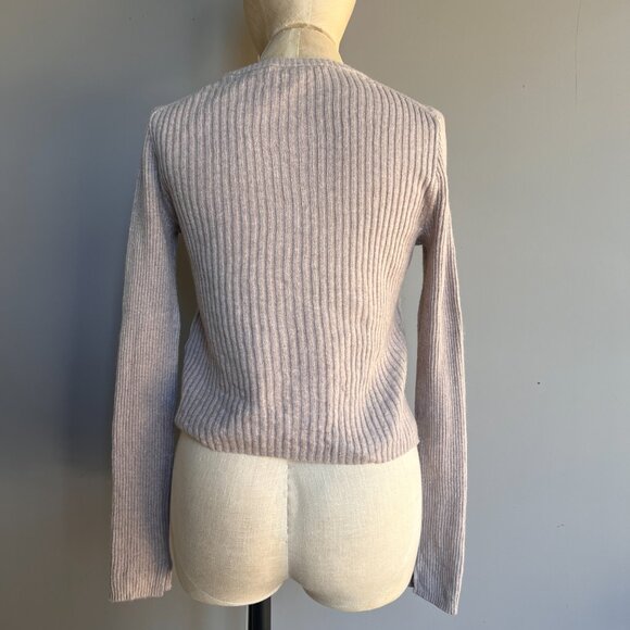 Alex Mill Kristin Ribbed Cardigan Pumice size Small - Picture 3 of 7